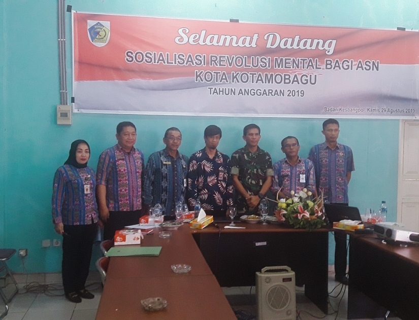 Sosialisasi Revolusi Mental bagi ASN Kotamobagu Tahun 2019